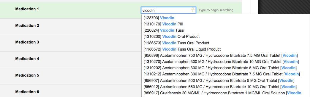 Medication Lookup