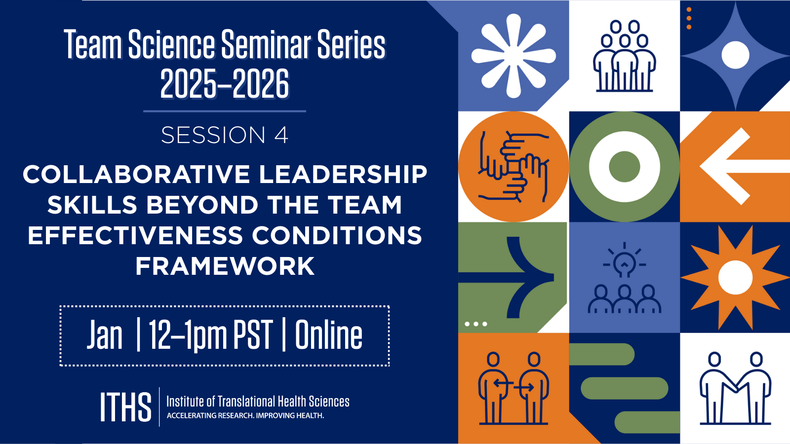 Collaborative Leadership Skills Beyond the Team Effectiveness Conditions (“Six Conditions”) Framework @ Online Event