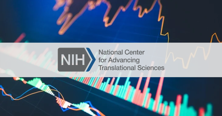 NCATS logo and analytical graphs